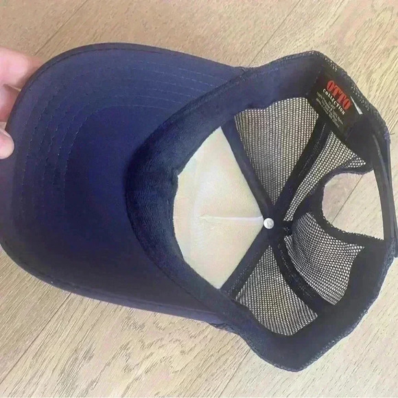 SOUTH COAST ADULT RETRO SQUARE TRUCKER HAT NAVY - Picture 2 of 3